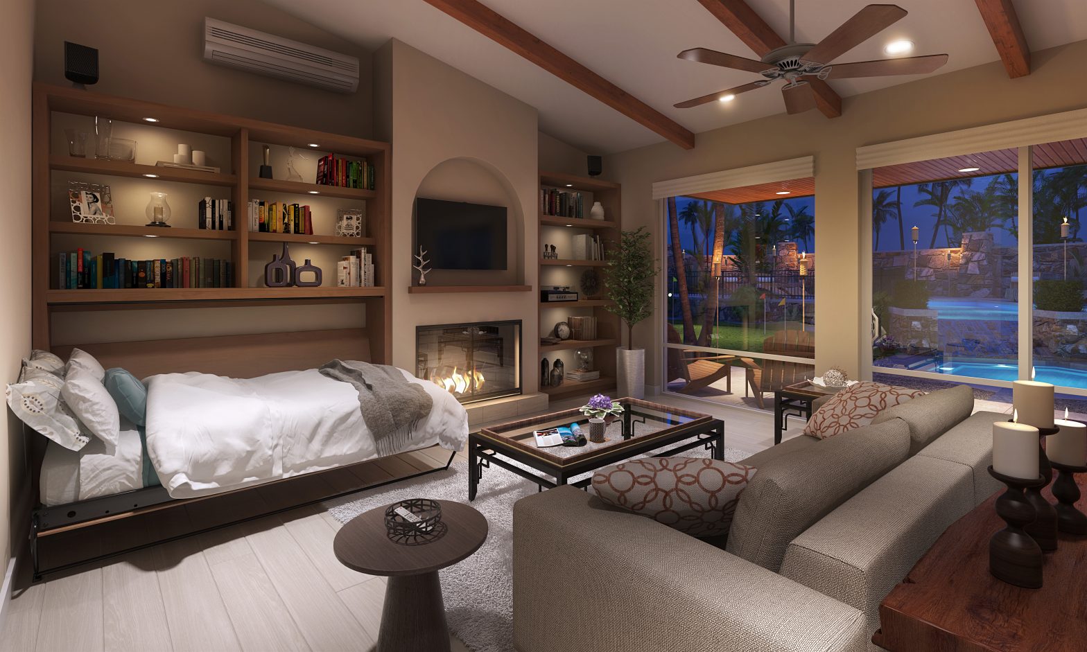Murphy Wall Bed Vacation Home