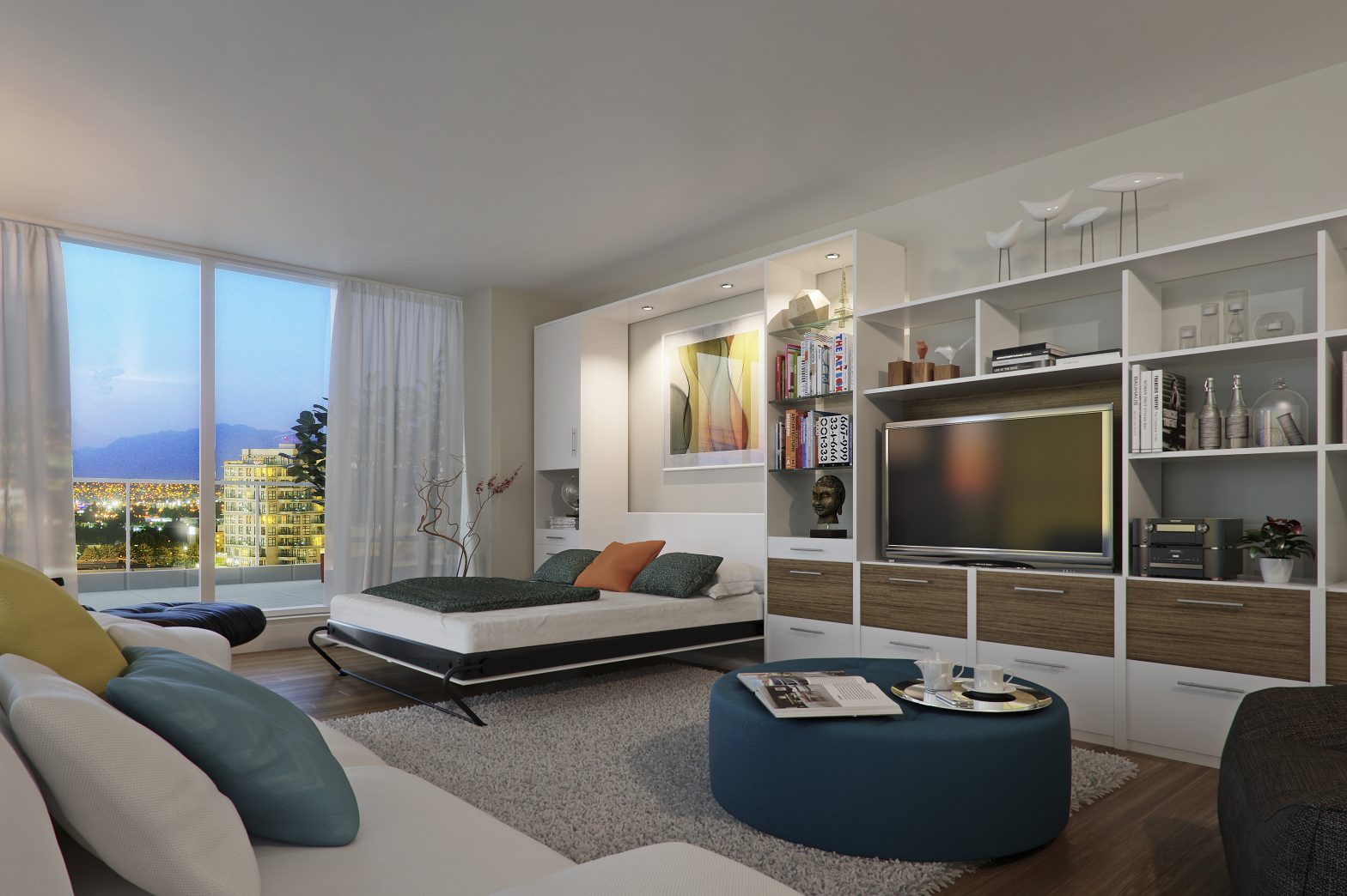 Murphy Bed Condo Down