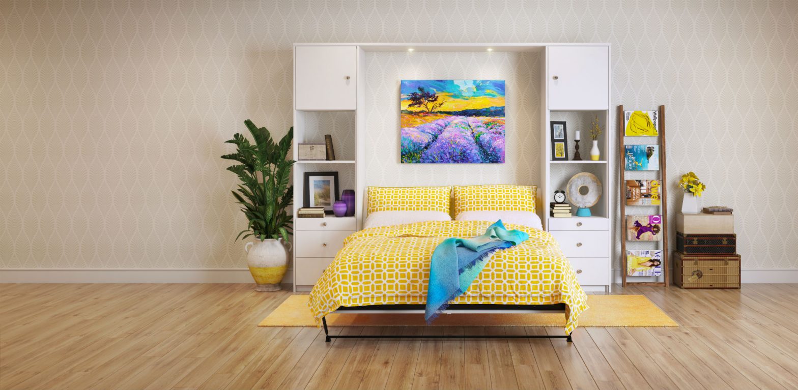 Colorful Murphy Bed